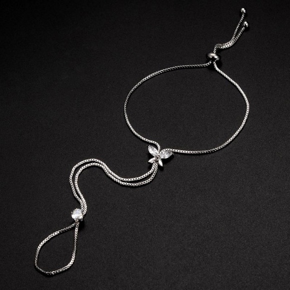 NEW Butterfly Ring Bracelet - Picture 2 of 3